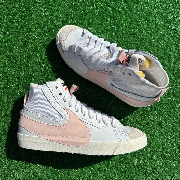 Nike Blazer Mid ‘77 Jumbo White / Atmosphere - Pink Oxford - Picture 12 of 13